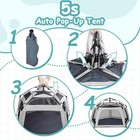 Baby Playpen Pop-up Tent - Outdoor   Indoor Play Tent For Beach With Canopy T   