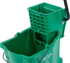26-quart Commercial Mop Bucket With Side-press Wringer  Precision-molded Polypro