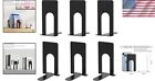 Metal Library Bookends Book Support Organizer Bookends Shelves Office 6 Piece