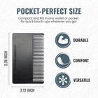 3 Pack Pocket Beard Comb For Men - Mini Hair And Mustache Styling Comb Kit 