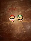 Vtg 1989 Nintendo Super Mario Bros Bow Biters Shoe Laces Biters Mario   Luigi 