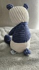 Retired Jellycat London Cordy Roy Panda Bear Plush Blue Cream Stuffed Animal Toy
