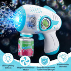 Bubble Guns For Kids 4-8  2 Pack Automatic Bubble Blaster With Led Light   4 Bub