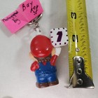 Official Nintendo Mario Party Keychain Figure 1998 Super Mario Vintage Key Chain