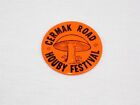 Vintage Htf 2 25  Houby Festival Mushroom Cermak Road Berwyn Cicero Button Pin