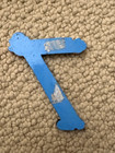 Sevi Hand Painted Wooden Number 3  - Blue  7  - Child Baby Wall Decor