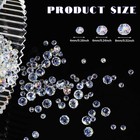 1000 Pcs Glass Beads Bulk Assorted Crystal Beads For Jewelry Making Colorful Fac