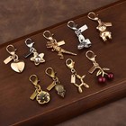 Bear Cherry Butterfly Keychain Bag Charm For Women Car Key Ring Gift 2025
