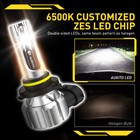 4x 9005 H11 Combo Led Headlight High Low Beam Bulbs Kit 6500k Super White Bright