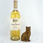 Antique Cast Iron Gold Cat Bank Circa 1920