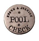 Silver Cliff  Co Trade Token  Brown   Johnson Pool Check Tc-321156