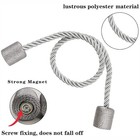 4pcs Curtain Rope Tiebacks Outdoor Elegant Decorative Magnetic Tie Backs Drape