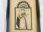 Vintage Original Pen   Ink Drawing sketch Of San Ramon Nonato By Francis Harlow