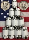          10 Rolls Of Kennedy Half Dollars Jfk          Rolls  Never Opened  Obw         