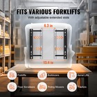 Universal Forklift Seat Fold Down Tractor Seat Adjustable Back   Seatbelt