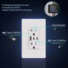 Moes Wall Outlet 2 Usb C   1 Usb A Port Electrical Charging Power Receptacle 30w