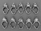 Shark Charms silver Tone made In Usa  Set Of 10 Pcs 