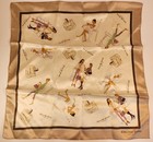 Celine Dion 100  Silk Scarf Girls Shopping Only 19 X 19   was A  Parfume Promo  