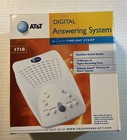 At t Digital Answering Machine System Model 1718 Time Day Stamp-working With Box