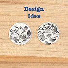 Scene-building 1 Signature Stamp Pack Set Of 5  Impressart  Metal Stamping Tool