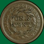 1851 Braided Hair Large Cent Choice Very Fine Vf  Coin  45427