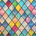 Stained Glass Window Film  Rainbow Window Privacy Film  Decorative Sun Blocki   