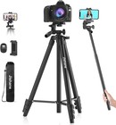 71    Camera Tripod Aluminum Tall Tripod Stand Compatible With Canon Nikon With Wi
