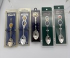 Vintage Collectible Souvenir Spoons Lot Of 5 New In Package Cities   States