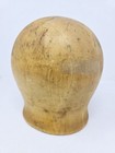 Superb Wood Wooden Hat Block Head Style Form Mold Display  Mold Millinery 21  In