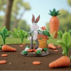 Looney Tunes Bugs Bunny 4 7  Tall Abystyle Studio Collectible Pvc Figure