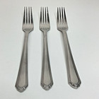 3 Dinner Forks Lenox Archway 18 10 Stainless China 8 1 2 