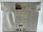 Hotel Style 600tc Egyptian Cotton Sateen 4pc King Size Sheet Set  White Stripe