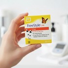 Freestyle Lite Blood Glucose Test Strips 50 Ct No Coding