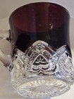 Vintage Ruby Red Flash Glass Souvenir Breckenridge  Minnesota Mn  