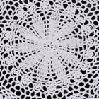 Handmade White Round Crochet Lace Table Doilies Use As