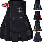 Utility Kilt Kilts Men s For Men Modern Hybrid Cotton   Tartan Kilts Scottish