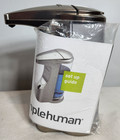 Simplehuman 8 Oz  Touch-free Sensor Liquid Soap Pump Dispenser Silver W guide