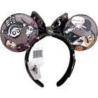 Halloween Disney-parks Loungefly Sequin Black Ghost Minnie Ears Bow Headband New