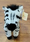 Miyoni By Aurora Zebra Plush 10  Black White Striped Wild Animal Stuffed Toy