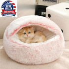 Cat Beds Simple Comfort Warm Puppy Sleeping Nest 2 In 1 Warms Long Soft Plush Ro