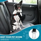 Adjustable Dog Seat Belt For Car  2 Pack Pet Safety Belts For Vehicles  Heavy 