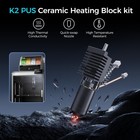 Creality Official K2 Plus Ceramic Heating Block Hotend Kit  With Quick-swap   