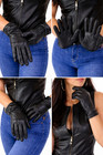 Women Genuine Soft Lamb Leather Thinsulate Lining Warm Gloves Handcrafted
