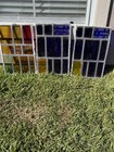 Antique Catholic Cathedral Stained Glass Windows 5pc Set 10 5x17 Local Pickup