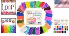 12750pcs Loom Rubber Bands Refill Kit - 26 Colors   500 Clips   Hooks