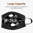 Elviros Hanging Toiletry Bag Lightweight Travel Dopp Kit Makeup Organizer Black