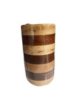 Handmade Hickory And Mahogany Beer Mug Stein With Handle Made In Texas Usa 12oz 