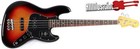 Fender Ltd Ed Player Ii Jazz Bass Sparkle 3-tone Sunburst Electric Bass Guitar