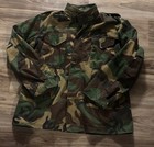 Cold Weather Field Jacket Coat Woodland Camo 8415-00-782-2942 Large Regular Army