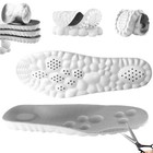 1 2 Pairs Pu Orthotic Sport Running Insoles Insert Shoe Pad Arch Support Cushion